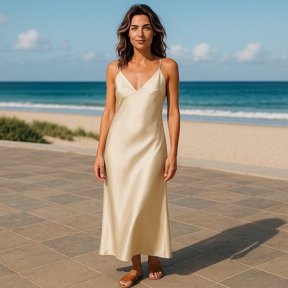 ZARA Satin Slip Dress NWT, Style  2726/331 - Picture 1 of 10